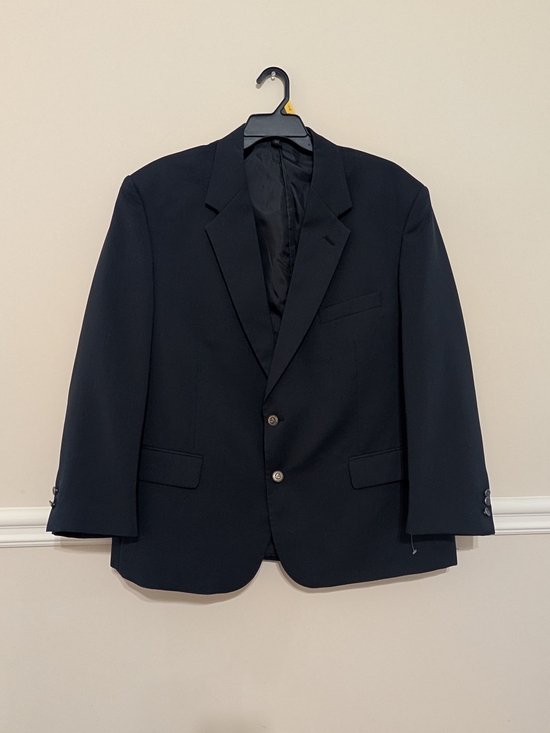 Haband Other - Haband Executive Division Men's Black Coat Jacket Blazer Suit Size 48S